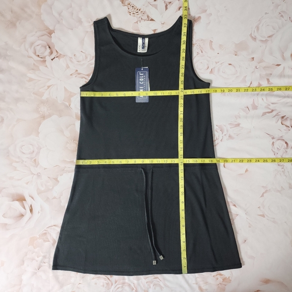 Medium Black Anne Cole Bathingsuit Cover/Dress 100% Cotton - Picture 5 of 6